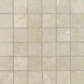 Pietre Vecchie Antique Ivory 12 in. x 12 in. x 8mm Porcelain Sheet Mounted Mosaic Floor/Wall Tile (14.33 sq. ft. / case)