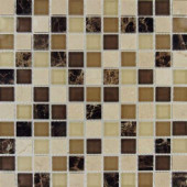 Alicante Blend 12 in. x 12 in. x 8 mm Glass Stone Mesh-Mounted Mosaic Tile
