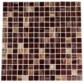 Pomegranate Martini 12 in. x 12 in. x 8 mm Glass Floor and Wall Tile