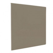 Matte Cocoa 6 in. x 6 in. Ceramic Surface Bullnose Corner Wall Tile-DISCONTINUED