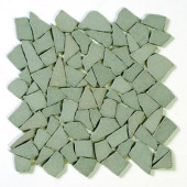 Sandstone Irregular Mosaic Avocado 12 In. x 12 In. Sandstone Floor & Wall Tile-DISCONTINUED