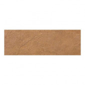 Cliff Pointe Redwood 3 in. x 12 in. Porcelain Bullnose Floor and Wall Tile