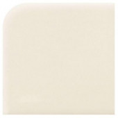 Modern Dimensions Gloss Biscuit 2-1/8 in. x 2-1/8 in. Ceramic Surface Bullnose Corner Wall Tile-DISCONTINUED