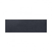 Plaza Nova Black Shadow 3 in. x 12 in. Porcelain Bullnose Floor and Wall Tile