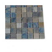 Blue Macauba Marble Floor and Wall Tile - 6 in. x 6 in. Tile Sample-DISCONTINUED