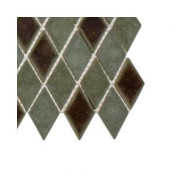 Roman Selection Basilica Diamond Glass Floor and Wall Tile Sample