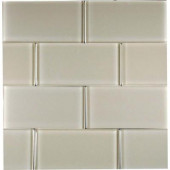 Desertz Kalahari-1423 Glass Subway Tile - 3 in. x 6 in. Tile Sample-DISCONTINUED