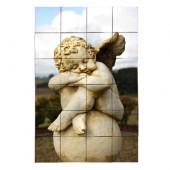 Angel2 24 in. x 36 in. Tumbled Marble Tiles (6 sq. ft. /case)