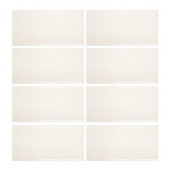 Royal Cream 3 in. x 6 in. Ceramic Wall Tile (8 pieces/1 sq. ft./1 pack)