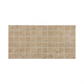 Fidenza Cafe 12 in. x 24 in. x 8 mm Porcelain Mesh-Mounted Mosaic Floor and Wall Tile (24 sq. ft. / case)