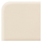 Semi-Gloss Almond 4-1/4 in. x 4-1/4 in. Ceramic Surface Bullnose Corner Wall Tile