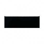 Modern Dimensions Gloss Black 4-1/4 in. x 12 in. Ceramic Floor and Wall Tile (10.64 sq. ft. / case)-DISCONTINUED