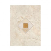 Brancacci Aria Ivory 9 in. x 12 in. Ceramic Accent Tile-DISCONTINUED