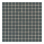 Maracas Evergreen 12 in. x 12 in. x 8 mm Frosted Glass Mesh-Mounted Mosaic Wall Tile