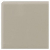 Modern Dimensions Matte Architectural Gray 4-1/4 in. x 4-1/4 in. Ceramic Bullnose Wall Tile