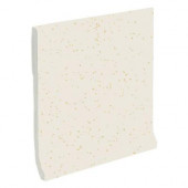 Color Collection Bright Gold Dust 4-1/4 in. x 4-1/4 in. Ceramic Stackable Cove Base Wall Tile-DISCONTINUED