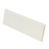 Color Collection MattE Bone 2 in. x 6 in. Ceramic Surface Bullnose Wall Tile-DISCONTINUED
