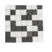 Tetris Basalt Squares Natural Stone Floor and Wall Tile Sample