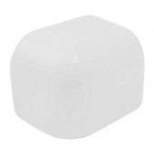 Color Collection Bright Tender Gray 2 in. x 2 in. Ceramic Sink Rail Corner Wall Tile-DISCONTINUED