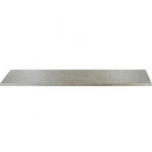Valencia Grey 3 in. x 18 in. Bullnose Porcelain Wall Tile (7.5 ln. ft. / case)-DISCONTINUED