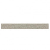 Identity Cashmere Gray Fabric 1 in. x 6 in. Porcelain Cove Base Corner Floor and Wall Tile