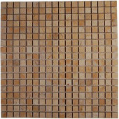 Jer Gold Squares 12 in. x 12 in. Natural Stone Floor and Wall Tile-DISCONTINUED