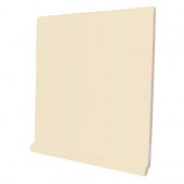 Color Collection Matte Khaki 6 in. x 6 in. Ceramic Stackable Right Cove Base Corner Wall Tile-DISCONTINUED