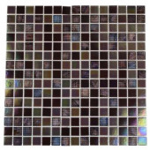 Rainbow Fish 12 in. x 12 in. x 8 mm Glass Floor and Wall Tile