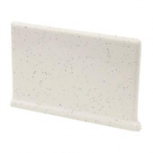 Color Collection Bright Granite 4-1/4 in. x 6 in. Ceramic Left Cove Base Corner Wall Tile-DISCONTINUED
