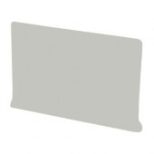 Color Collection Bright Taupe 4-1/4 in. x 6 in. Ceramic Left Cove Base Corner Wall Tile-DISCONTINUED