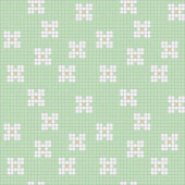 Bloom Spring Motif 24 in. x 24 in. Glass Wall and Light Residential Floor Mosaic Tile