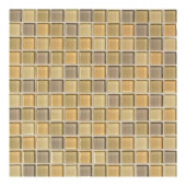 Maracas Wild Flower Blend 12 in. x 12 in. 8mm Glass Mesh Mounted Mosaic Wall Tile (10 sq. ft. / case)-DISCONTINUED
