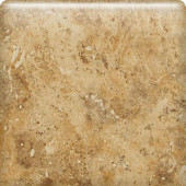 Heathland Amber 6 in. x 6 in. Glazed Ceramic Bullnose Wall Tile