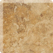 Heathland Amber 2 in. x 2 in. Glazed Ceramic Bullnose Corner Wall Tile