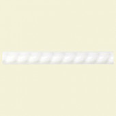 Liners White 1 in. x 6 in. Ceramic Liner Wall Tile