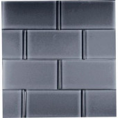 Dancez Watusi-1443 Glass Subway Tile - 3 in. x 6 in. Tile Sample-DISCONTINUED