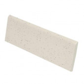 Color Collection Bright Granite 2 in. x 6 in. Ceramic Surface Bullnose Wall Tile-DISCONTINUED