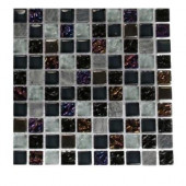 Seattle Skyline Blend Squares 1/2 in. x 1/2 in. Marble and Glass Tile Squares - 6 in. x 6 in. Floor and Wall Tile Sample