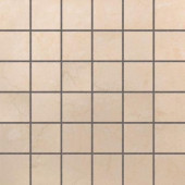 Murano Beige 12 in. x 12 in. Glazed Porcelain Mosaic Floor & Wall Tile-DISCONTINUED