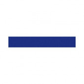 Liners Cobalt Blue 1 in. x 6 in. Ceramic Flat Liner Wall Tile