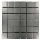 Stainless Steel 12 in. x 12 in. x 8 mm Mosaic Floor and Wall Tile
