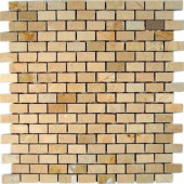 Crema Marfil Bricks 12 in. x 12 in. x 8 mm Marble Floor and Wall Tile