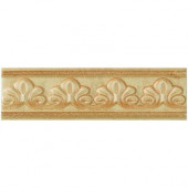 Fresno 2-3/4 in. x 10 in. Ocre Ceramic Selma Listel Wall Tile-DISCONTINUED