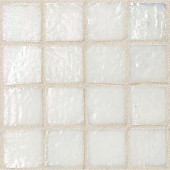 Egyptian Glass Cotton 12 in. x 12 in. x 6 mm Glass Face-Mounted Mosaic Wall Tile